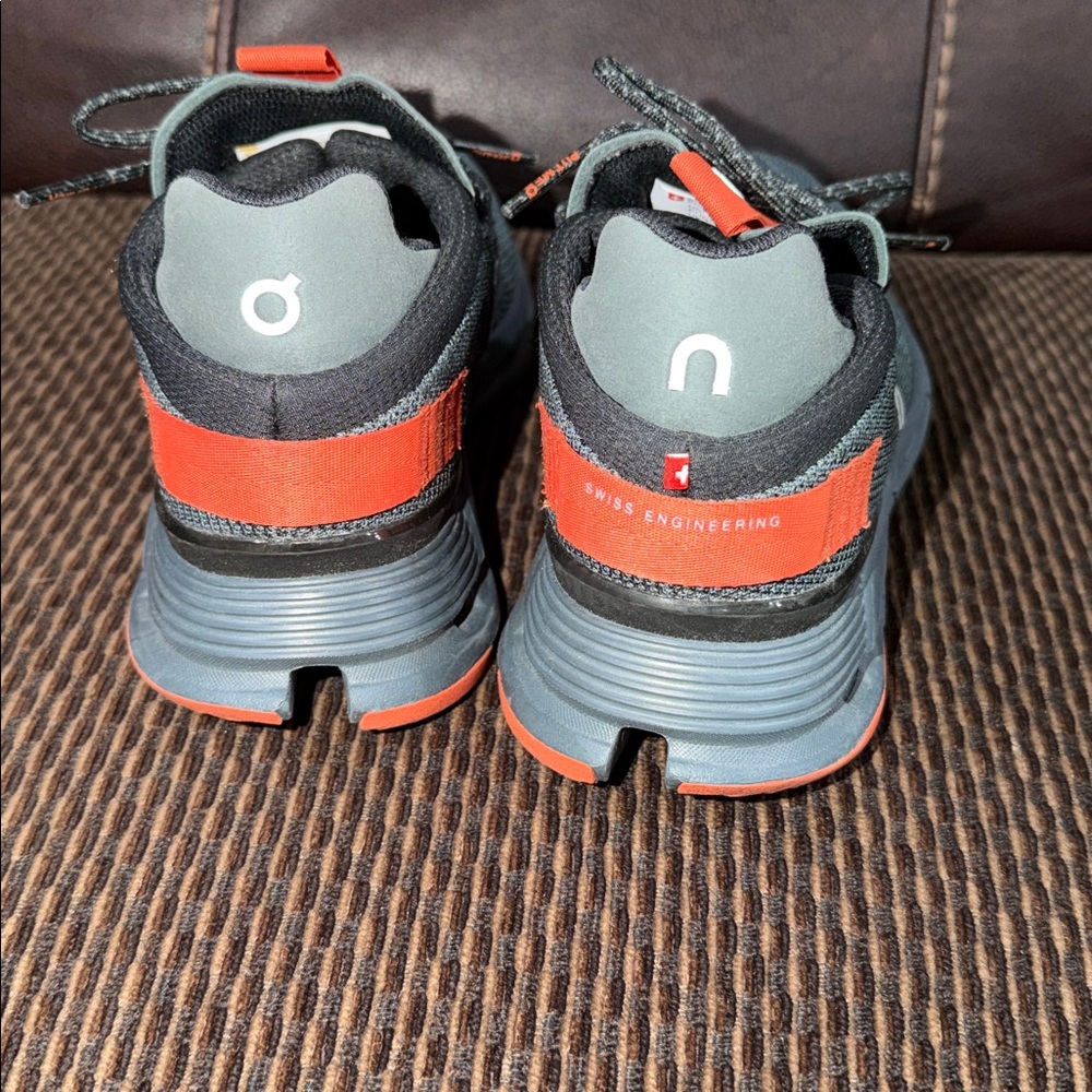 On Cloudnova Juniper Green Orange Cloudtec Shoes … - image 3